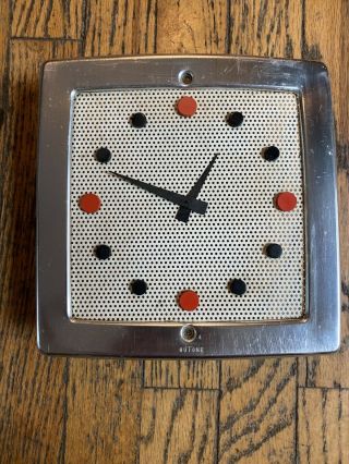 Vintage Nutone K - 35 Wall Clock/doorbell Chime Mid Century Sputnik