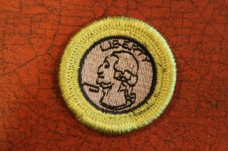 Bsa " Coin Collecting " Merit Badge - Official Boy Scouts Vintage