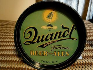 Quandt Brewing Co,  S Beer Tray.  (troy N.  Y. )