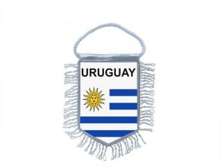 Mini Banner Flag Pennant Window Mirror Cars Country Banner Uruguay