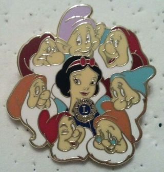 Lions Club Pins - Snow White And The 7 Dwarfs (one Pin - Small)