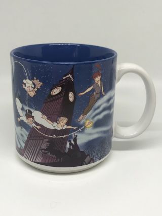 Vintage Peter Pan By Walt Disney Classic Coffee Mug Made In Japan Tinkerbell