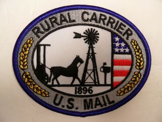 Vintage U.  S.  Mail - Rural Carrier 1896 Uspo Us Post Office Letter Carrier Patch