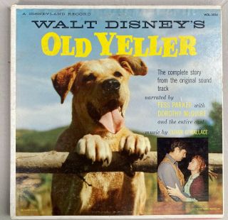 Walt Disney’s Old Yeller,  33 1/3 Rpm Album
