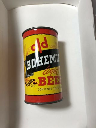 Old Bohemian Beer 12oz Flat Top Can Eastern Brewing Hammonton,  Nj Usbc 104 - 22
