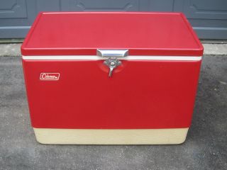 Vintage Coleman Cooler 5255 Red