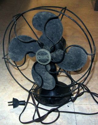 Emerson Vintage Metal Fan Type 2250 B 10 " Oscillator