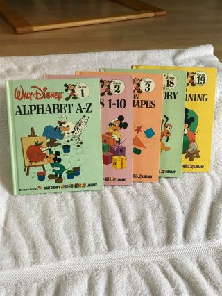 Walt Disney Fun To Learn Library Volume 1,  2,  3,  18 & 19