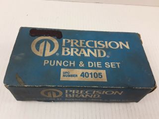 Shim Stock Punch and Die Set Precision Brand - Vintage 3