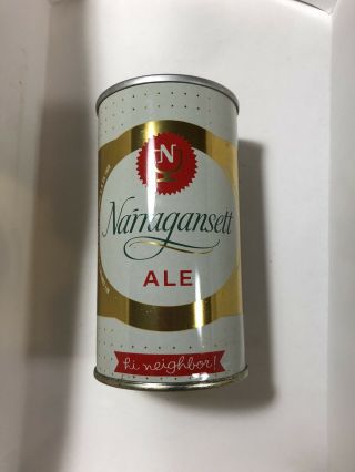 Narragansettale 12oz Ziptab Beer Can Narragansett Brewing Cranston,  Ri Usbc 95 - 32