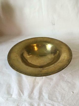 Arts And Crafts Hand Made Brass Bowl - Hugh Wallis