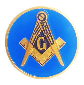 Masonic Car Emblem 2 3/4 Inch Cm