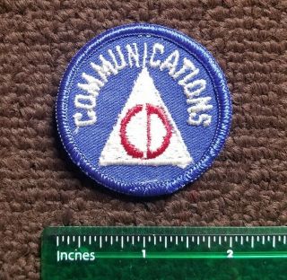 Vintage Civil Defense Communications Police Military Government Patch
