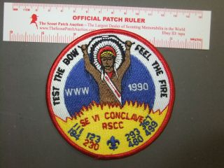 Boy Scout Oa Section Se - 6 1990 Conclave 0883ff