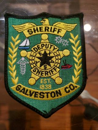 Galveston County Texas Tx Deputy Sheriff Police Patch