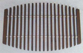 Danish Mid - Century Modern Teak Wood Slat Trivet Tray Vintage Dansk Quistgaard