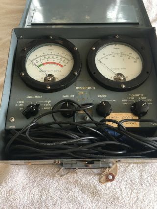 Vintage Simpson Electric Tachometer Dwell Test Set Preliminary Docs
