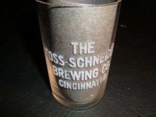 Circa 1910 Foss Schneider Block Letter Etched Glass,  Cincinnati,  Ohio