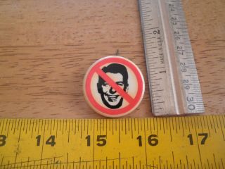 1981 No Ronald Reagan Democrat Pin Back Button