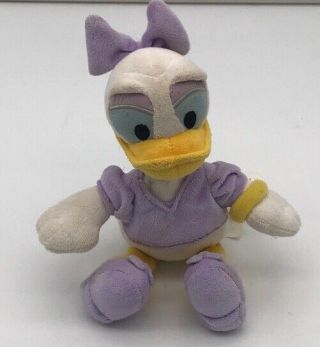 Disney Daisy Duck In Purple Outfit 7 " Plush Stuffed Animal Toy Doll