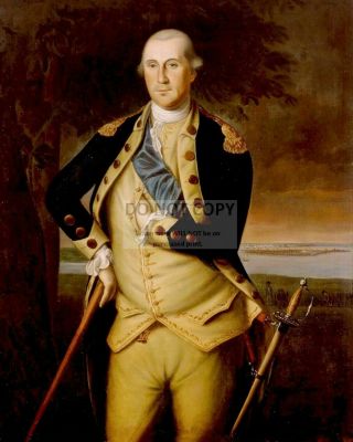 General George Washington Portrait - 8x10 Photo (op - 724)