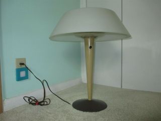 Vintage Lightolier Table Lamp Mid Century Modern Gerald Thurston 21 " High