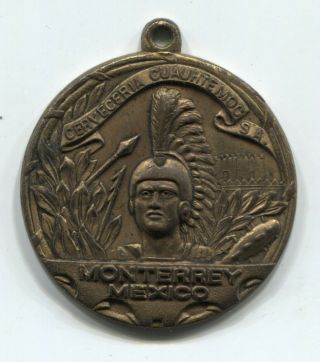 Cerveceria Cuauhtemoc Carta Blanca Bohemia Saturno Parisian Novelty Co Medal