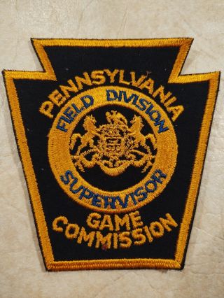 Pennsylvania State Game Commission Police Patch - Old Vintage Cut Edge 2
