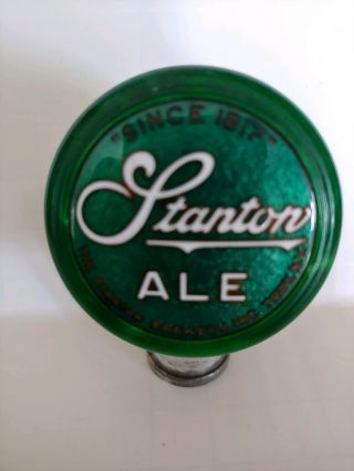 Stanton Ale Tap Knob From Stanton Brewery Inc.  Troy N.  Y.