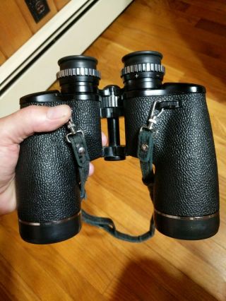 Vintage Tasco Binoculars Model 216 10x50 Feather Weight: Cleaned & Lubed