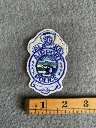 Vintage Shoulder Patch Alaska Airport Police B2
