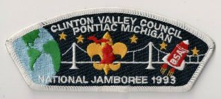Bsa,  Clinton Valley Council Csp,  Michigan,  1993 Jamboree Jsp