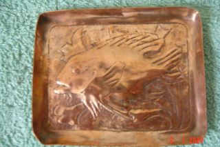 Arts & Crafts Newlyn Style Copper Pin Tray