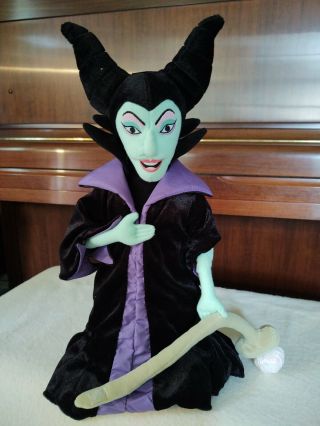 Disney Store Exclusive Malificent 17 " Plush Doll Sleeping Beauty