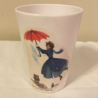 Vintage Mary Poppins Walt Disney Productions Small Childs Cup Melamine Fs