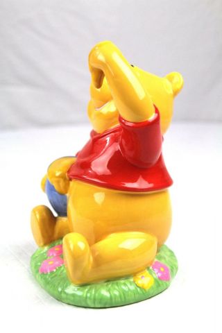 Disney Enesco Winnie The Pooh With Hunny Ceramic Piggy Bank 3