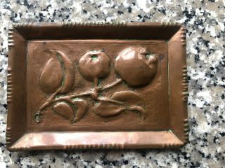 Arts And Crafts Copper Dish