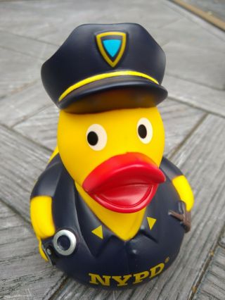 Nypd City Of York Police Department Yellow Patrolman Duck Walkie Talkie