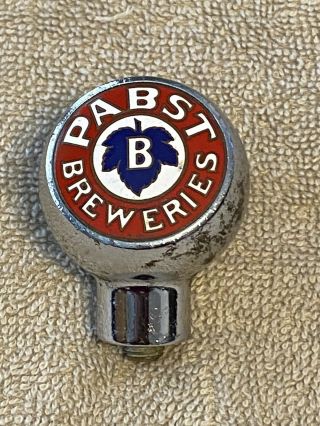 Vintage Pabst Blue Ribbon Beer Ball Knob Tap Handle - 1930 