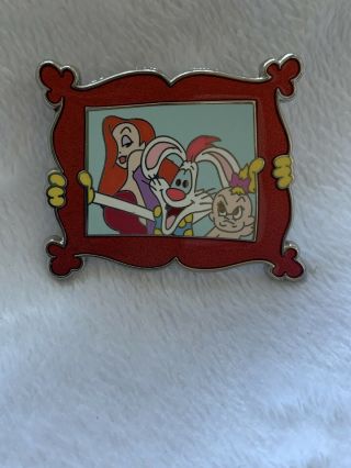 Disney Jessica Rabit And Roger Rabit Family Portrait Pin 2012 Limited Release