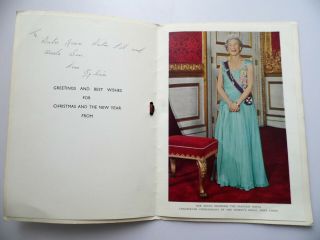 Vintage Royal Highness Princess Royal Controller Commandant Christmas Card