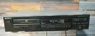 Vintage Sony Cdp - 397 Cd Player Audiophile Hd Linear Converter Fully