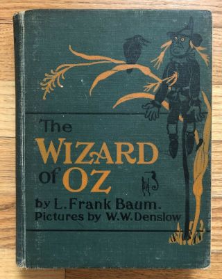 Vintage The Wizard Of Oz Vintage L.  Frank Baum Ww Denslow Early
