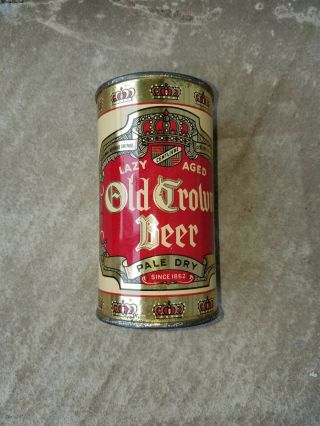 Old Crown Beer Can - Oi Opening Instructions,