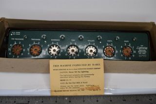 The Lightning Adding Machine Los Angeles Vintage Mechanical Calculator Box 2