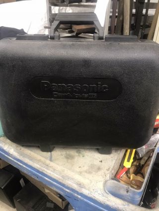 Vintage PANASONIC OmniMovie VHS HQ PV - 710 Camcorder AF X12 Case Cords Charger 3