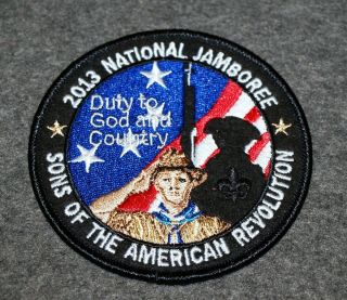 Bsa Pocket Patch…2013 National Scout Jamboree…sons Of The American Revolution