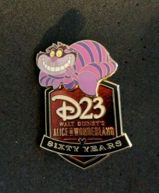 Disney Expo D23 2011 Limited Edition Alice In Wonderland Cheshire Cat Pin