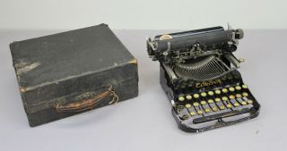 Antique Corona Typewriter Folding Model 3 Case 1910 