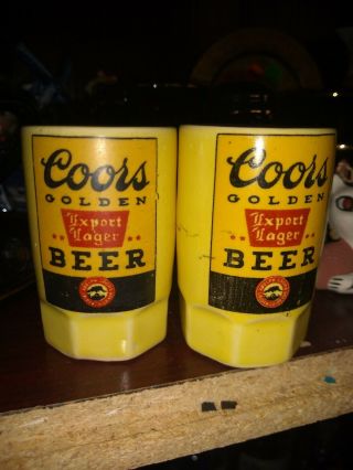 Coors Export Beer - Vintage 1937 Ceramic Toothpick Holder Mini Mug